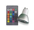 3W RGB LED Луничка GU10 220V с Дистанционно Управление
